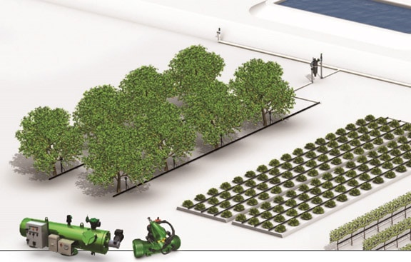 Typical Drip Irrigation System Configuration